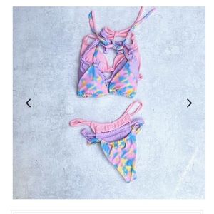 Tye dye “Ersa” bikini - never worn